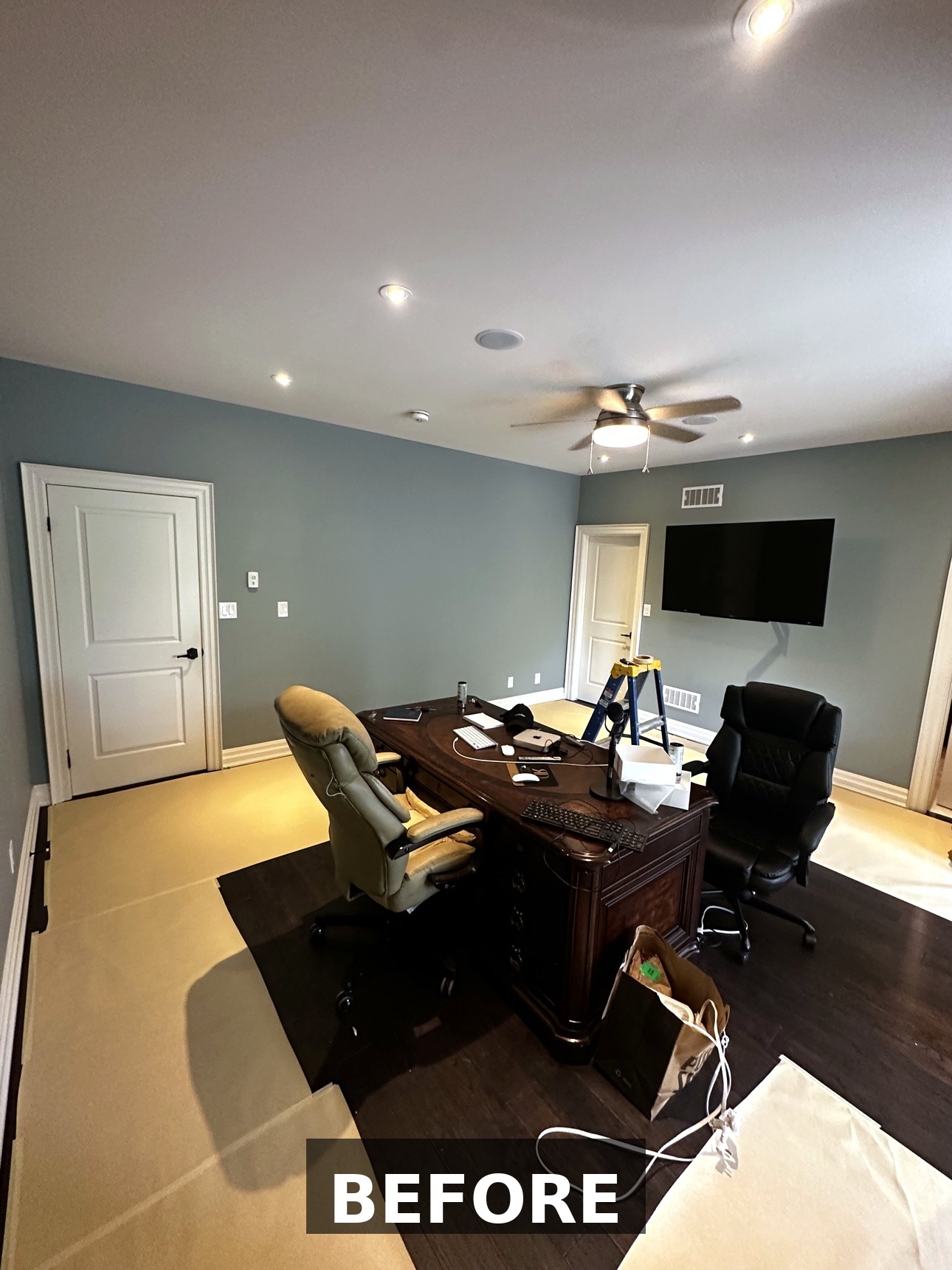 Office before renovation