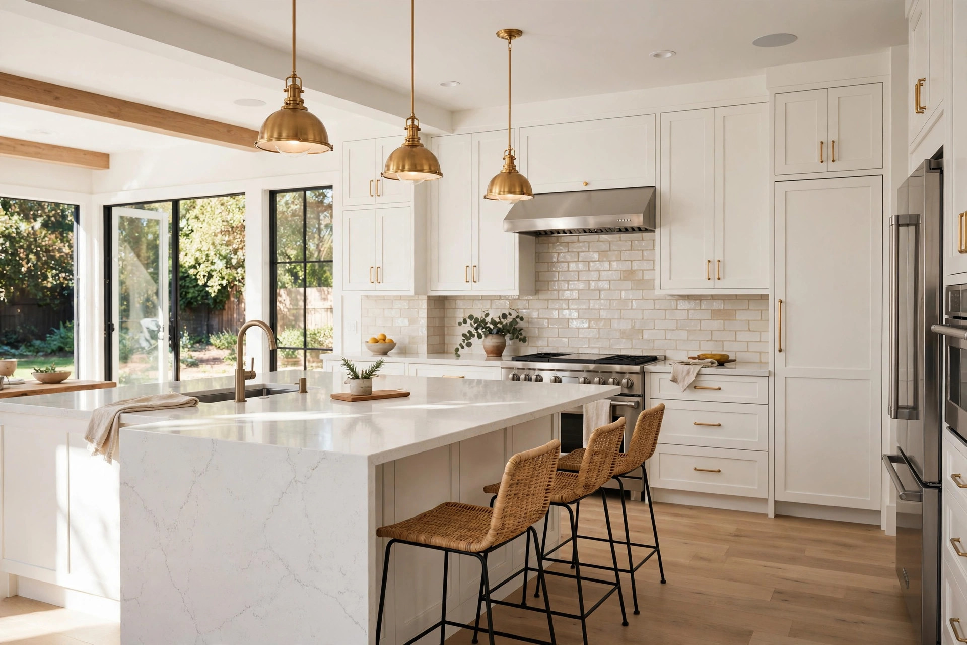 Renovated modern kitchen